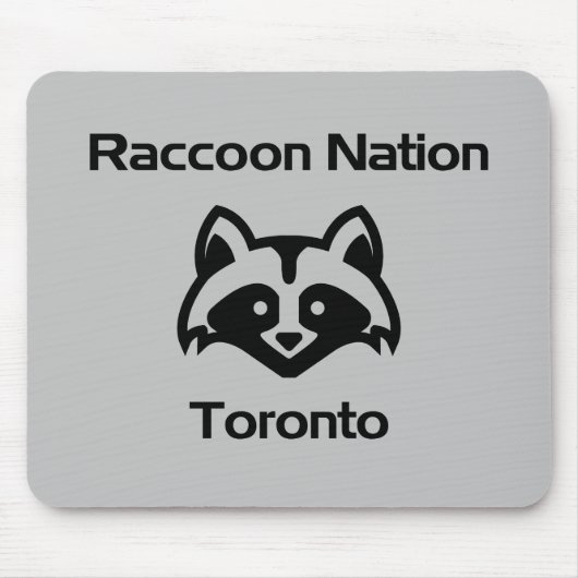 Funny Raccoon Nation Toronto Mousepad (Vorne)