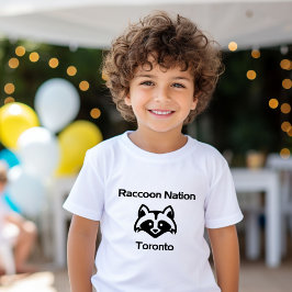 Funny Raccoon Nation Toronto T-Shirt