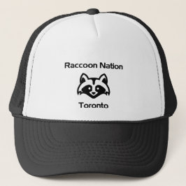Funny Raccoon Nation Toronto Truckerkappe