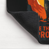 Funny Raccoon Nature Wildlife Outdoor Graphic Sarc Mousepad (Ecke)