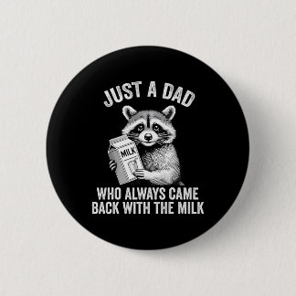 Funny Raccoon nur ein Vater, der immer wieder mit Button