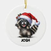 Funny Raccoon Ornament (Vorne)