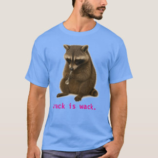 Funny Raccoon Rauchen Ein Pipe Shirt