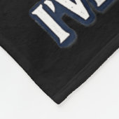 Funny Raccoon Riding Reindeer Sorry Santa Christma Fleecedecke (Ecke)