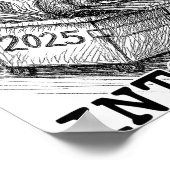 Funny Raccoon Rollin' Into 2026 Dumpster Fire New  Poster (Ecke)