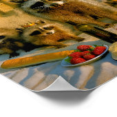 Funny Raccoon Royalty in North Myrtle Beach Poster (Ecke)