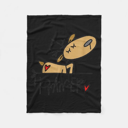 Funny Raccoon Santa Hat Christmas Tree Lights Paja Fleecedecke (Vorderseite)