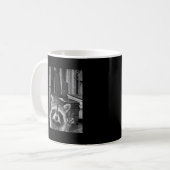 Funny Raccoon Selfie Raccoon Kaffeetasse (Vorderseite Links)