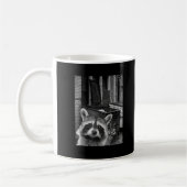 Funny Raccoon Selfie Raccoon Kaffeetasse (Links)