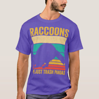 Funny Raccoon sind nur Müll Pandas Retro T-Shirt