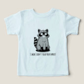 Funny Raccoon T-Shirt “I Swear I Didn’t Touch (Design Vorderseite)