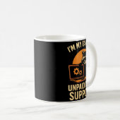 Funny Raccoon Tech Lover Graphic Tee Computer Geek Kaffeetasse (VorderseiteRechts)