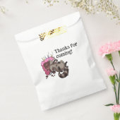 Funny Raccoon Thanks For Coming! Party Cartoon Geschenktütchen (Versiegelt)