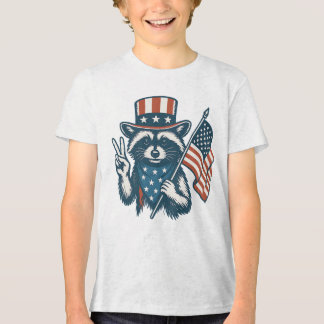 Funny Raccoon Tri-Blend Shirt