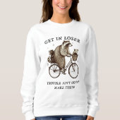 Funny raccoon und opossum sweatshirt (Vorderseite)