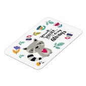 Funny Raccoon Valentinstag Geschenk Magnet (Linke Seite)