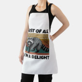 Funny Raccoon Zitat - Zunächst einmal bin ich ein  Schürze (InSitu)