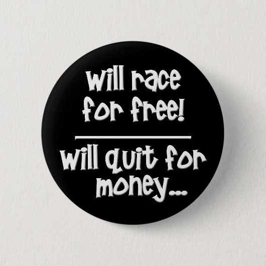 Funny Race Button (Vorderseite)