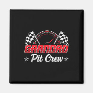 Funny Race Car Geburtstagsparty Racing Familie Gra Magnet