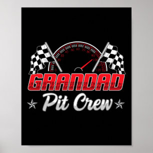 Funny Race Car Geburtstagsparty Racing Familie Gra Poster