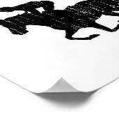 Funny Racing Geschenk für Männer Jockeys Rennen Poster (Ecke)