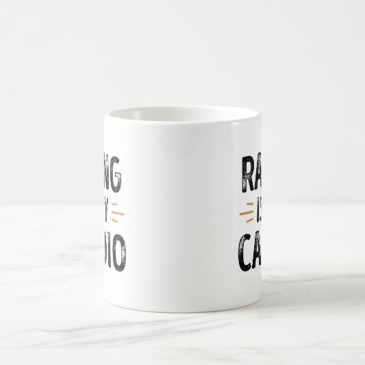 Funny Racing ist mein Cardio - Autogeschenk Kaffeetasse (Mittel)