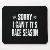 Funny Racing Redewendungen Sorry, ich kann es nich Mousepad (Vorne)