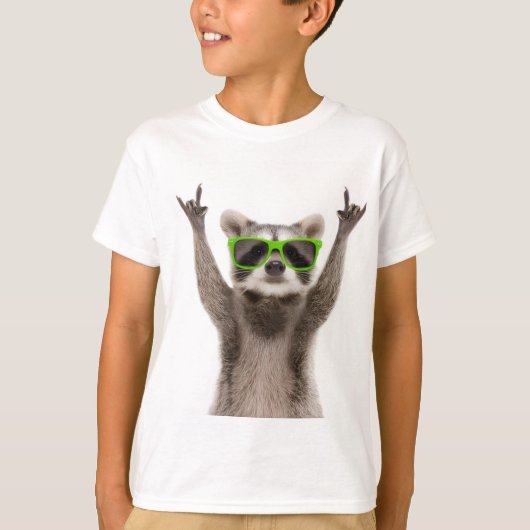 Funny racoon T-Shirt (Vorderseite)