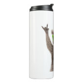 Funny racoon thermosbecher (Nach links gedreht)