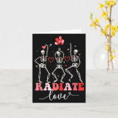 Funny Radiate Liebe Valentine Röntgen Tech Radiolo Karte (Gelbe Blume)
