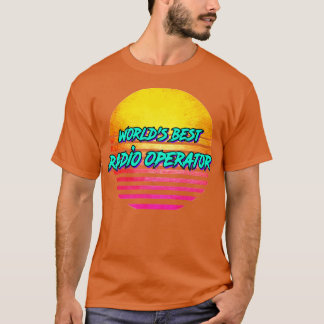 Funny Radio Operator Retro 1980er Geschenk T-Shirt
