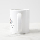 Funny Radiologe Cartoon Breaking News Jumbo-Tasse (Rückseite)