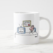 Funny Radiologe Cartoon Xray Technician Spaß Jumbo-Tasse (Rechts)