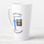Funny Radiologist Custom Radiology Specialty Milchtasse (Linke Ecke)