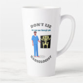 Funny Radiologist Custom Radiology Specialty Milchtasse (Rechts)