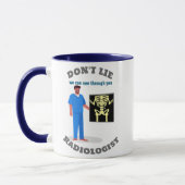 Funny Radiologist Custom Radiology Specialty Tasse (Links)