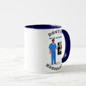 Funny Radiologist Custom Radiology Specialty Tasse (VorderseiteRechts)