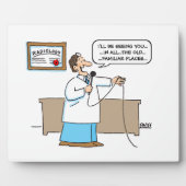 Funny Radiologist Karaoke Cartoon Radiology Office Fotoplatte (Vorderseite)