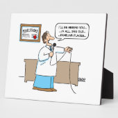 Funny Radiologist Karaoke Cartoon Radiology Office Fotoplatte (Seite)