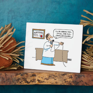 Funny Radiologist Karaoke Cartoon Radiology Office Fotoplatte