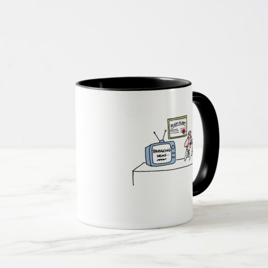 Funny Radiologist X-Ray Tech Cartoon Tasse (VorderseiteRechts)