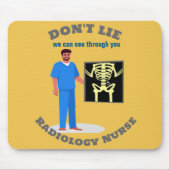 Funny Radiology Nurse Custom Radiology Specialty Mousepad (Vorne)