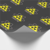 Funny Radiology Xray Radiation Krass Tech Geschenkpapier (Ecke)