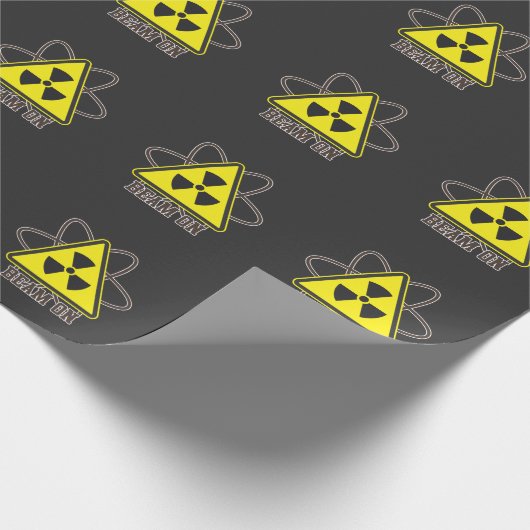 Funny Radiology Xray Radiation Krass Tech Geschenkpapier (Ecke)