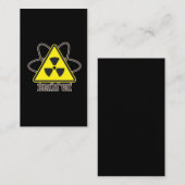 Funny Radiology Xray Radiation Krass Tech Visitenkarte (Vorne/Hinten)