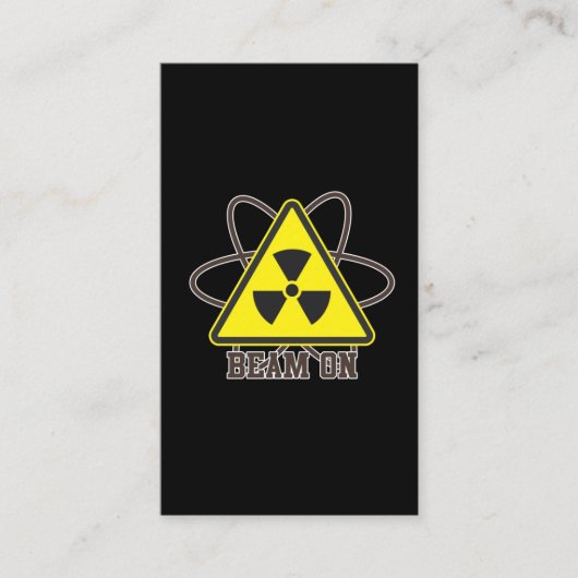 Funny Radiology Xray Radiation Krass Tech Visitenkarte (Vorderseite)