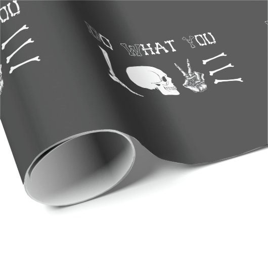 Funny Radiology Xray Skeleton Krass Tech Radiologi Geschenkpapier (Rolleneckpunkt)