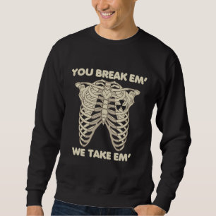Funny Radiology Xray Skeleton Krass Technology Sweatshirt