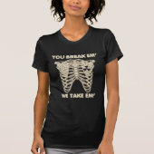 Funny Radiology Xray Skeleton Krass Technology T-Shirt (Vorderseite)