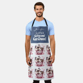 Funny Ragdoll Cat Coffee All-Over Print Schürze (Getragen)